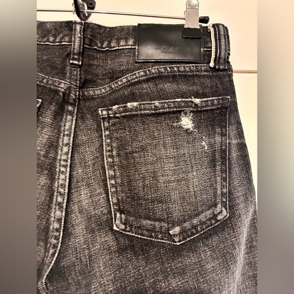 MOUSSY VINTAGE Black Checotah Mid-Rise Skinny Jeans with Chewed Hem size 26 - Picture 8 of 14